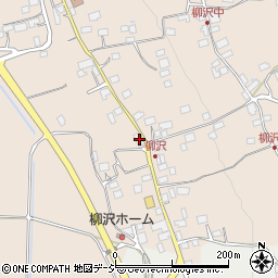 長野県中野市柳沢529周辺の地図