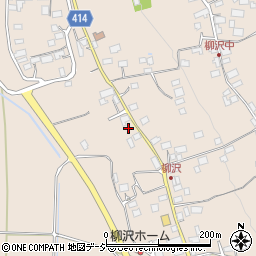 長野県中野市柳沢521周辺の地図