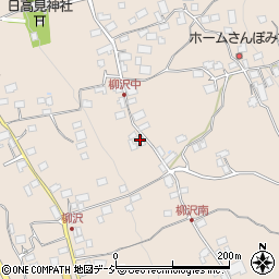 長野県中野市柳沢653周辺の地図