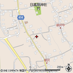 長野県中野市柳沢614周辺の地図