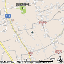 長野県中野市柳沢607周辺の地図