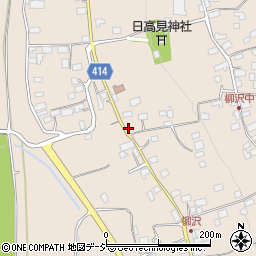 長野県中野市柳沢616周辺の地図