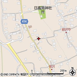長野県中野市柳沢618周辺の地図