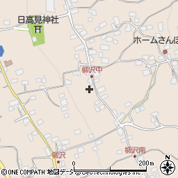 長野県中野市柳沢651周辺の地図