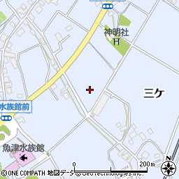 富山県魚津市三ケ周辺の地図
