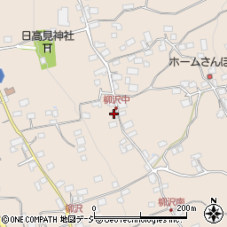 長野県中野市柳沢644周辺の地図