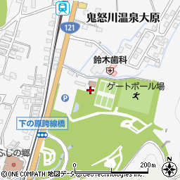 鬼怒川レジャー公園公衆トイレ周辺の地図