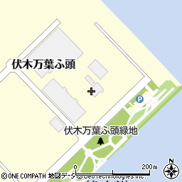 富山県高岡市伏木万葉ふ頭周辺の地図