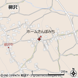 長野県中野市柳沢993周辺の地図