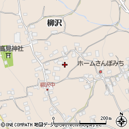 長野県中野市柳沢1039周辺の地図