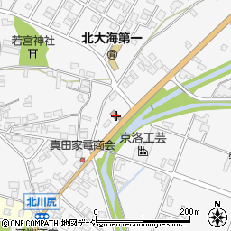 北川尻簡易郵便局周辺の地図