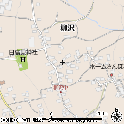 長野県中野市柳沢1178周辺の地図