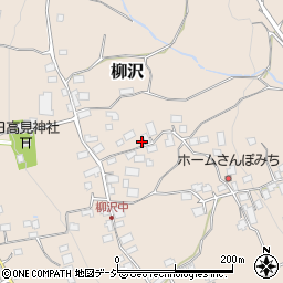 長野県中野市柳沢1182周辺の地図
