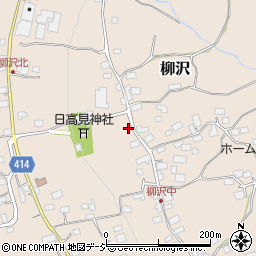 長野県中野市柳沢1056周辺の地図
