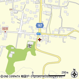 栃木県大田原市福原155周辺の地図