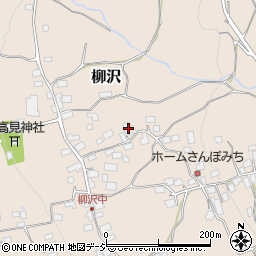長野県中野市柳沢1183周辺の地図
