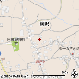 長野県中野市柳沢1173周辺の地図