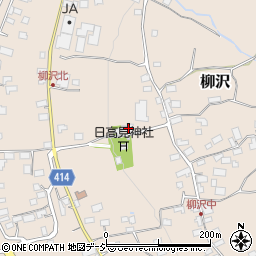 長野県中野市柳沢1088周辺の地図
