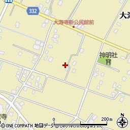 富山県魚津市大海寺新周辺の地図
