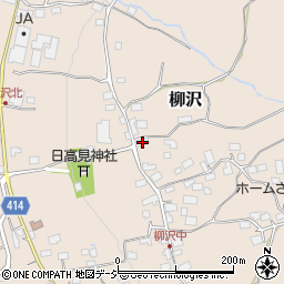 長野県中野市柳沢1172周辺の地図