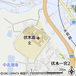富山県立伏木高等学校周辺の地図