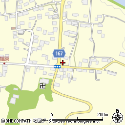 栃木県大田原市福原167周辺の地図