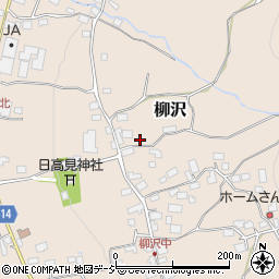 長野県中野市柳沢1170周辺の地図
