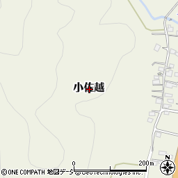 栃木県日光市小佐越周辺の地図