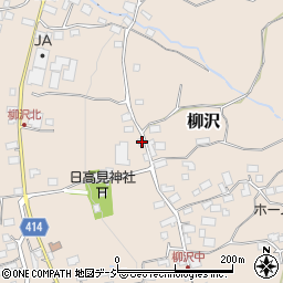 長野県中野市柳沢1092周辺の地図
