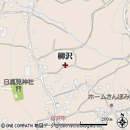 長野県中野市柳沢1193周辺の地図