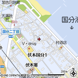 〒933-0101 富山県高岡市伏木国分の地図
