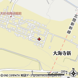 富山県魚津市大海寺新村周辺の地図