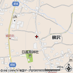 長野県中野市柳沢1109周辺の地図