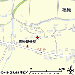 栃木県大田原市福原385周辺の地図