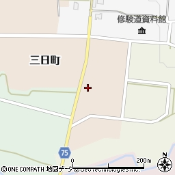 石川県羽咋郡宝達志水町三日町イ周辺の地図