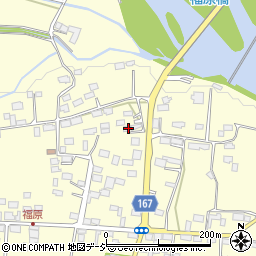 栃木県大田原市福原250周辺の地図