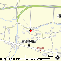 栃木県大田原市福原1189周辺の地図