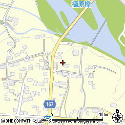 栃木県大田原市福原235-1周辺の地図