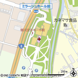 富山県新川文化ホール（ミラージュホール）周辺の地図