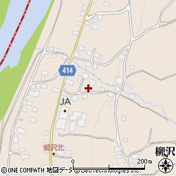 長野県中野市柳沢1140周辺の地図