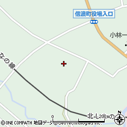長野県信濃町（上水内郡）柏原（仲町）周辺の地図