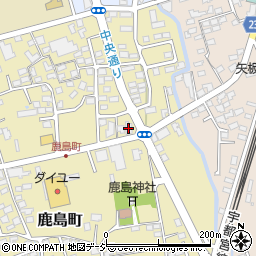 読売センター　矢板駅前周辺の地図