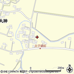 栃木県大田原市大神214周辺の地図