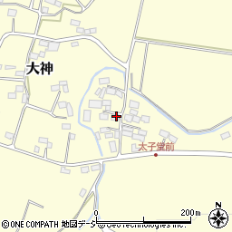 栃木県大田原市大神234周辺の地図