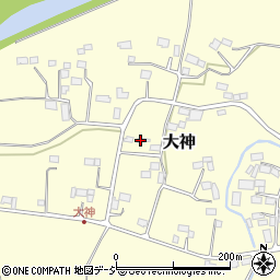 栃木県大田原市大神362周辺の地図