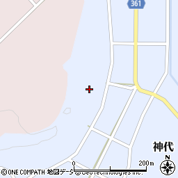 富山県氷見市神代1181周辺の地図