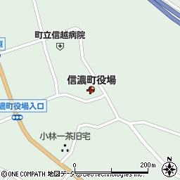 信濃町　教育委員会周辺の地図