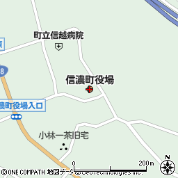 長野県上水内郡信濃町周辺の地図