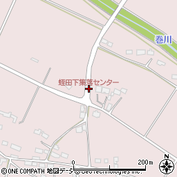蛭田下集落センター周辺の地図