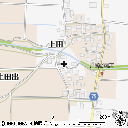 石川県羽咋郡宝達志水町上田子周辺の地図